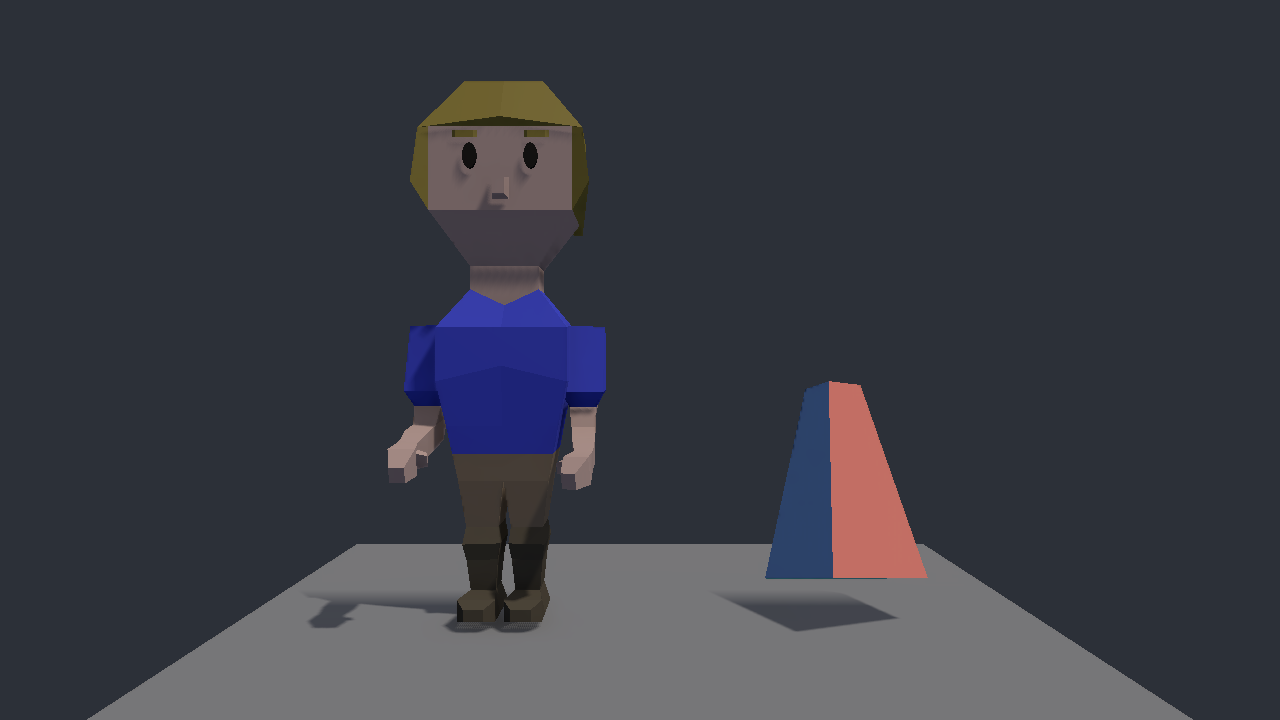 The original animated hero and morph cube.